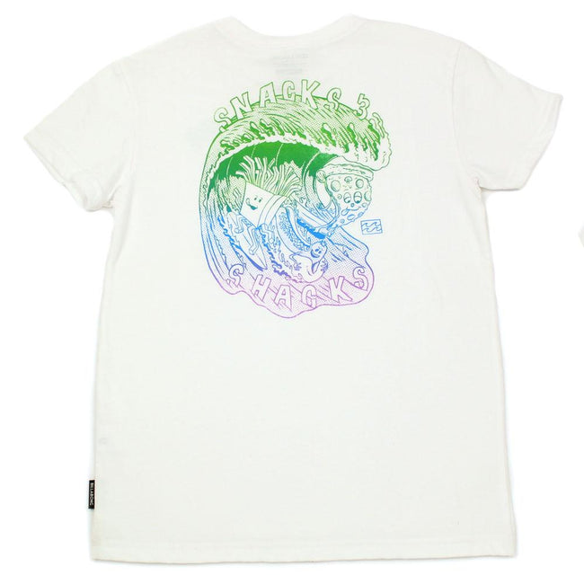 BILLABONG KIDS Zenith "Snacks 3 Shacks" Little Boy Short Sleeve Tee Shirt Back