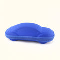 Blue Blue Zipper Glasses Car Case