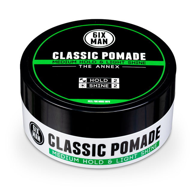 6IXMAN Classic Pomade - Medium Hold Subtle Shine