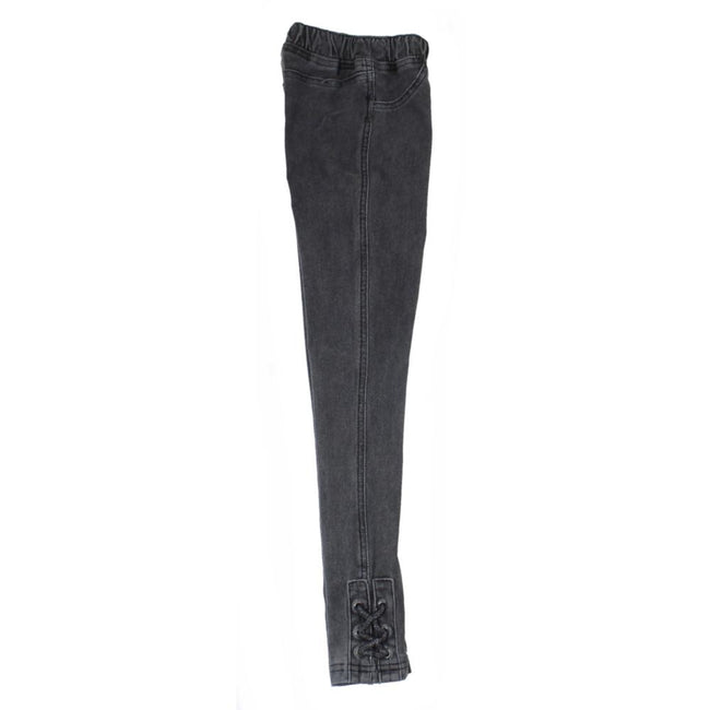 Dex Big Girl Black Acid Wash Jeggings Side