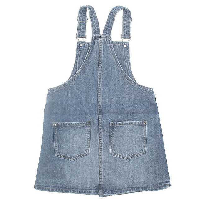 Dex Youth Girls Tweens Denim Jumper Dress Back