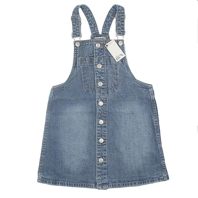DEX KIDS Big Girl Denim Button Front Jumper
