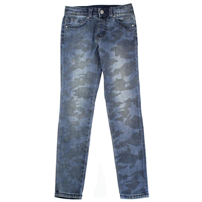 DEX KIDS Big Girl Denim Pull on Camo Jean Front