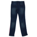 DEX KIDS Big Girl Distressed Jeans with Side Stripe Back