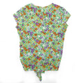 DEX KIDS Big Girl Floral Short Sleeve Top Back