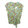 DEX KIDS Big Girl Floral Short Sleeve Top Front