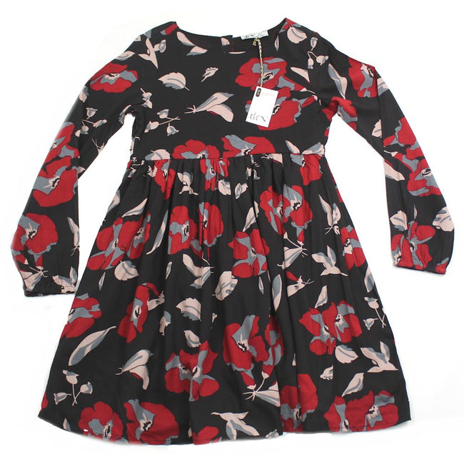 DEX KIDS Big Girl Lined Floral Dress