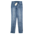 DEX KIDS Big Girl Pull On Skinny Denim Polka Dots Jeggings Front