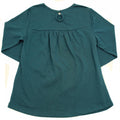 DEX KIDS Big Girl Teal Embroidered Long Sleeve Top Back