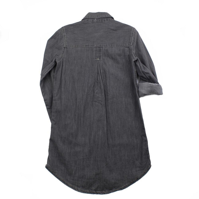 DEX Little Girl Grey Shirt Dress Back