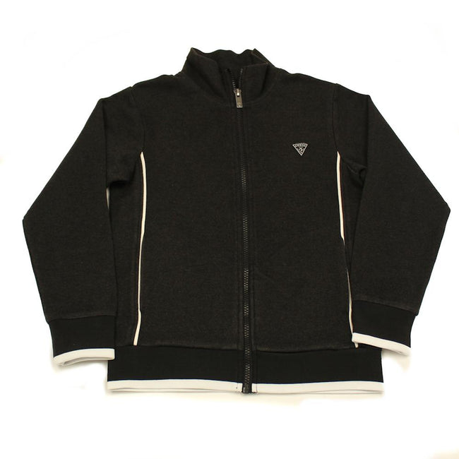 GUESS KIDSWEAR Big Boy Grey Knit Sporty Jacket