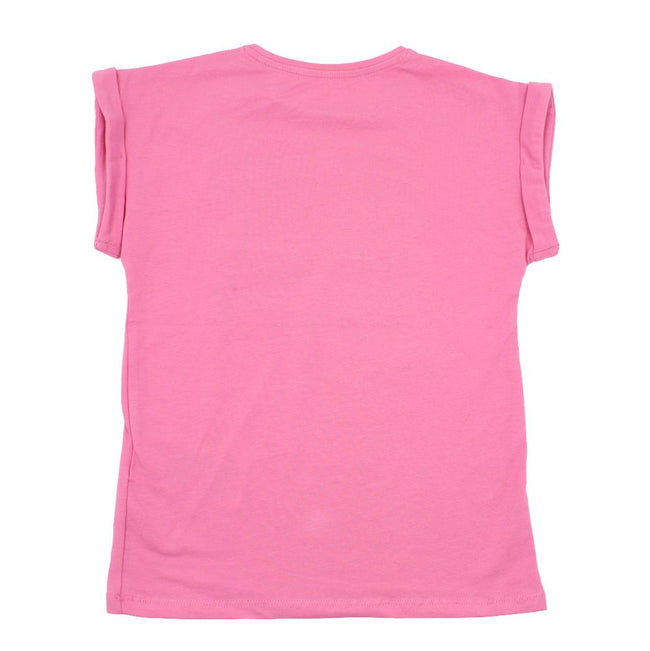 GUESS KIDSWEAR Preteen Girl Pink Short Sleeve T-Shirt