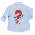 GUESS KIDSWEAR Little Boy Long Sleeve Striped Shirt Back