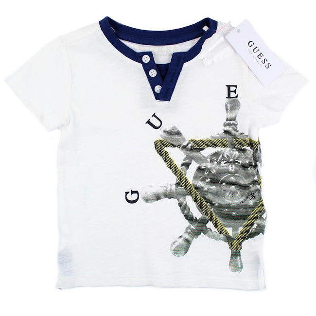 GUESS KIDSWEAR Little Boy Nautical Short Sleeve T-Shirt