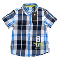 GUESS KIDSWEAR Little Boy Plaid Short Sleeve Shirt