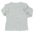 GUESS KIDSWEAR Little Girl Grey Long Sleeve Top Back