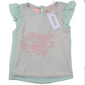 GUESS KIDSWEAR Little Girl Mint Green Chiffon  Tee Shirt