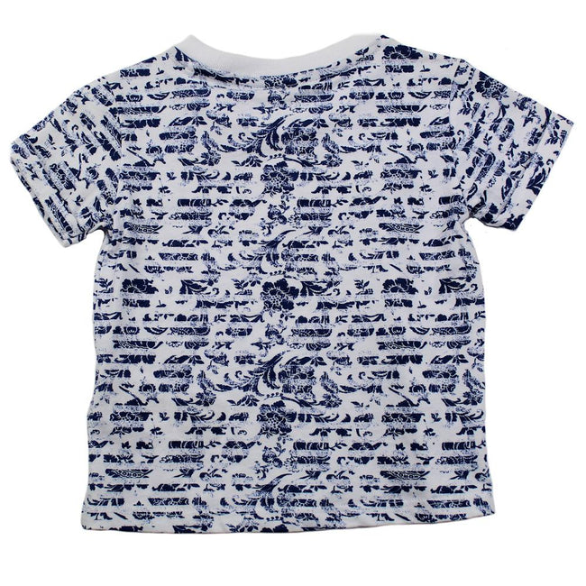 GUESS KIDSWEAR Little Girl Short Sleeve Floral Tee Shirt Back