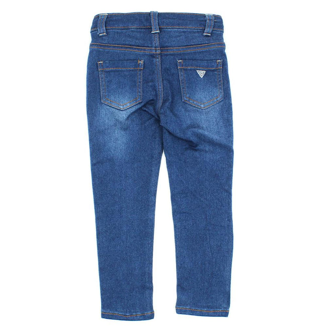GUESS KIDSWEAR Little Girl Skinny Stretch Jeans Back