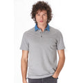 Jack Jones Light Grey Melange Polo Shirt Model