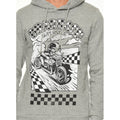 Jack Jones Superstar Drag Race Grey Hoodie Model
