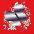 MID Baby Girl Red Tunic Top with Leggings Butterfly Graphic