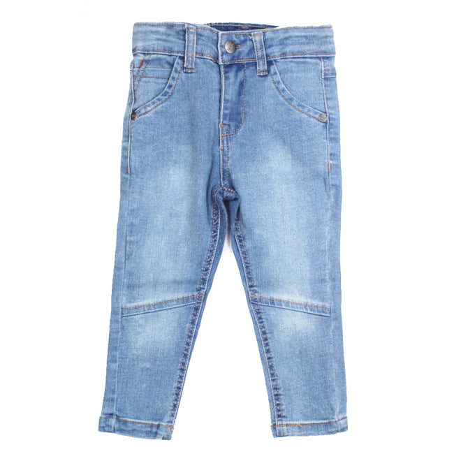 mid baby girl denim jeans front