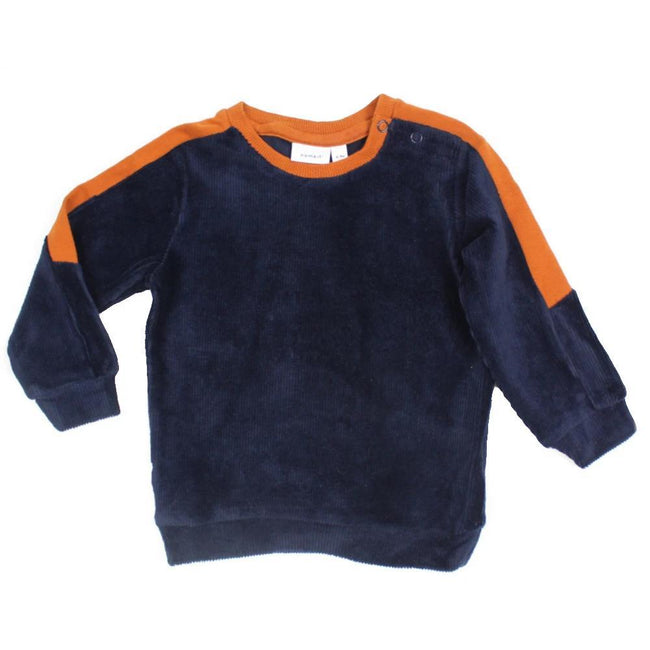 Name It Baby Boy Dark Sapphire Long Sleeve Sweater