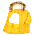 NAME IT Little Boys Golden Orange Winter Jacket Inside