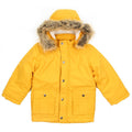 NAME IT Little Boys Golden Orange Winter Jacket