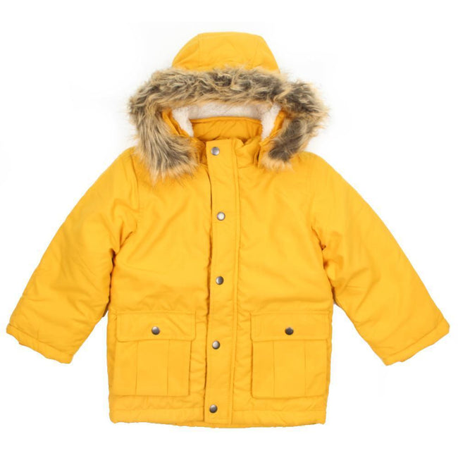 NAME IT Little Boys Golden Orange Winter Jacket
