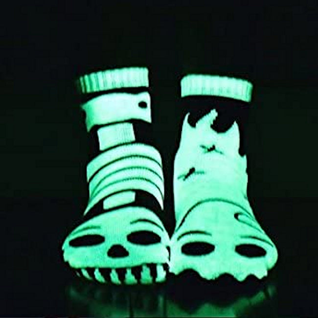 Mismatch Socks GLOW IN THE DARK Ghost & Skeletons Kids & Adult