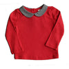 Baby Girl Red Long Sleeve Top (12-18M)
