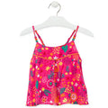 Losan Little Girl Sleeveless Summer Floral Tank Top