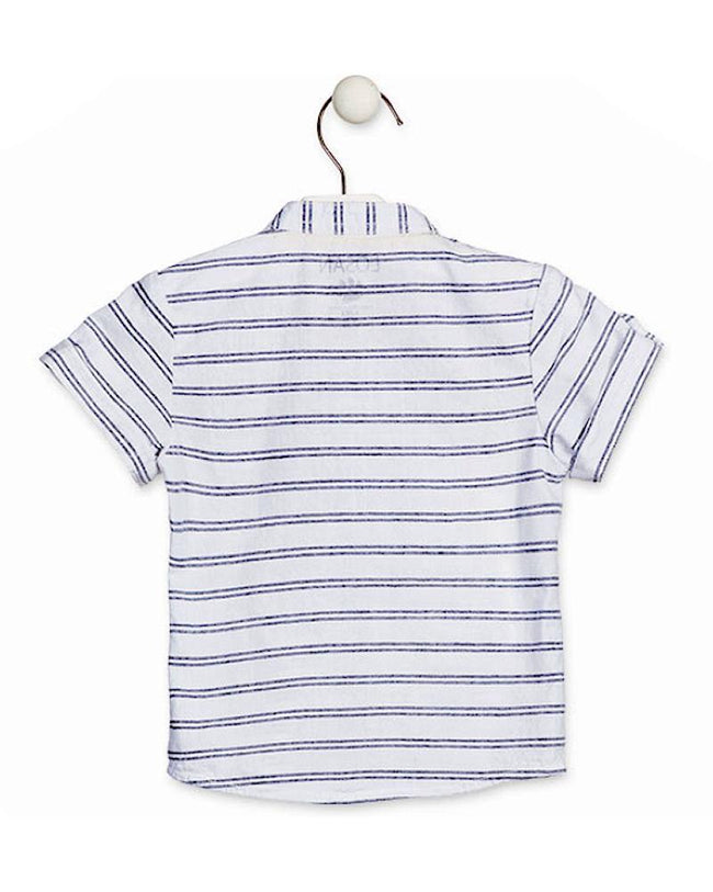 Losan Infant Boy Cotton Striped Shirt
