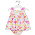 Losan Baby Girls Summer Floral Dress and Knickers