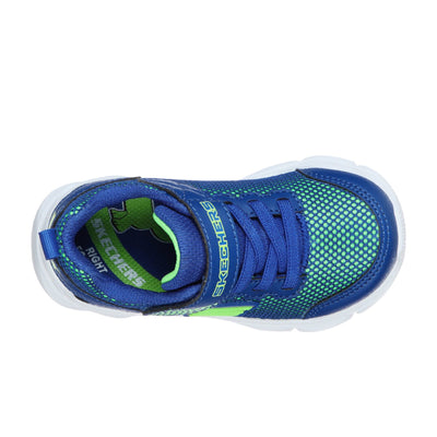 Skechers Boys Intergrid Sport Shoe Blue Lime Green