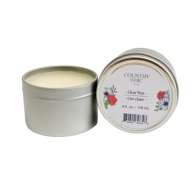 Clear/Natural Wax (4 Oz)