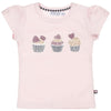 DIRKJE Little Girl Pink Cupcake Tee