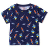 HATLEY Baby Boy Navy Retro Rockets Tee