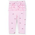 Hatley Baby Girl Pink Bunnies Leggings with Bum Ruffles