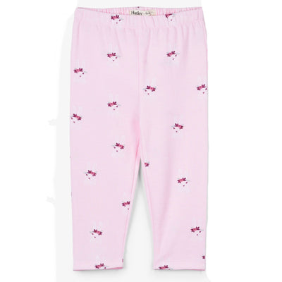 Hatley Baby Girl Pink Bunnies Leggings with Back Bum Ruffles