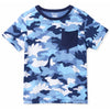 HATLEY Little Boy Dino Camo Short Sleeve Tee Front