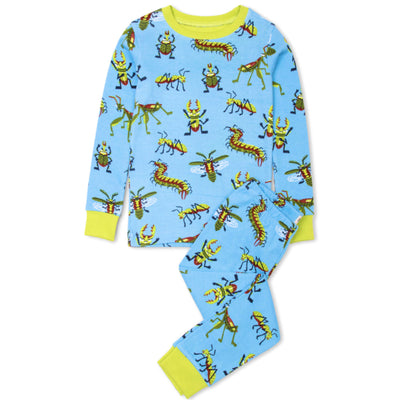 Hatley Little Boy Snug Bugs Organic Pajama Set