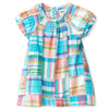 Hatley Little Girl Madras Plaid Smocked Dress Front