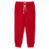 Hatley Little Boy Red Fleece Jogger Pants Front