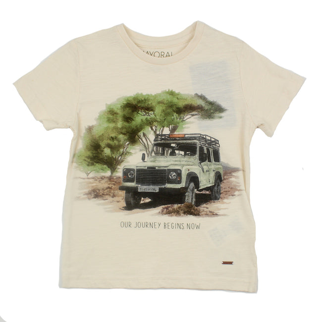 MAYORAL Boys Safari Scene Short Sleeve T-Shirt