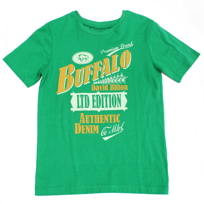 BUFFALO Big Boy Green Short Sleeve T-Shirt