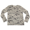 Abercrombie Kids Teen Boys Dyed Grey Navy Long Sleeve Shirt