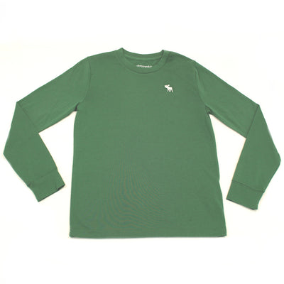 Abercrombie Kids Teen Boys Green Long Sleeve Shirt
